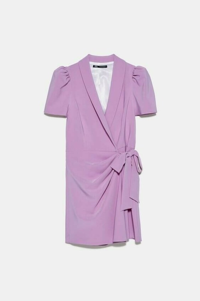 NWT ZARA Lilac Jumpsuit Blazer Romper 2708/811 Size Large